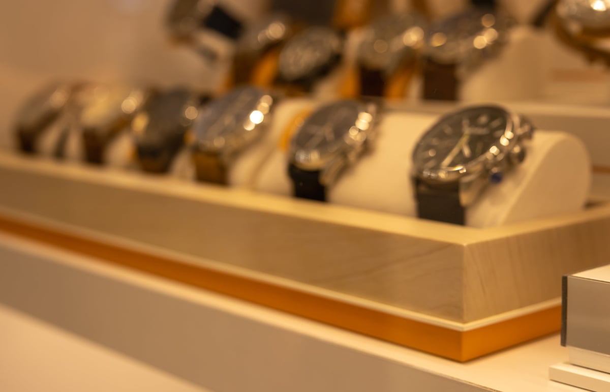 Luxury watch display